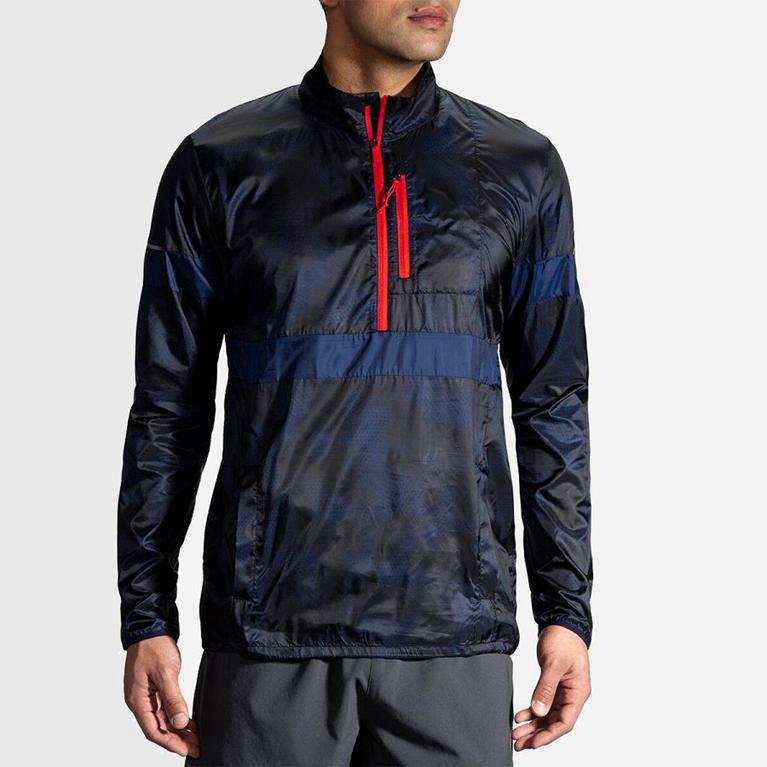 Brooks Lsd Pullover - Chaquetas Hombre - Gris (AY4056817)